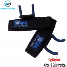 Shhfitwear Weight Lifting Power Hooks Straps Bodybuilding Rod Hooks Strap Gym Bar Hook-004